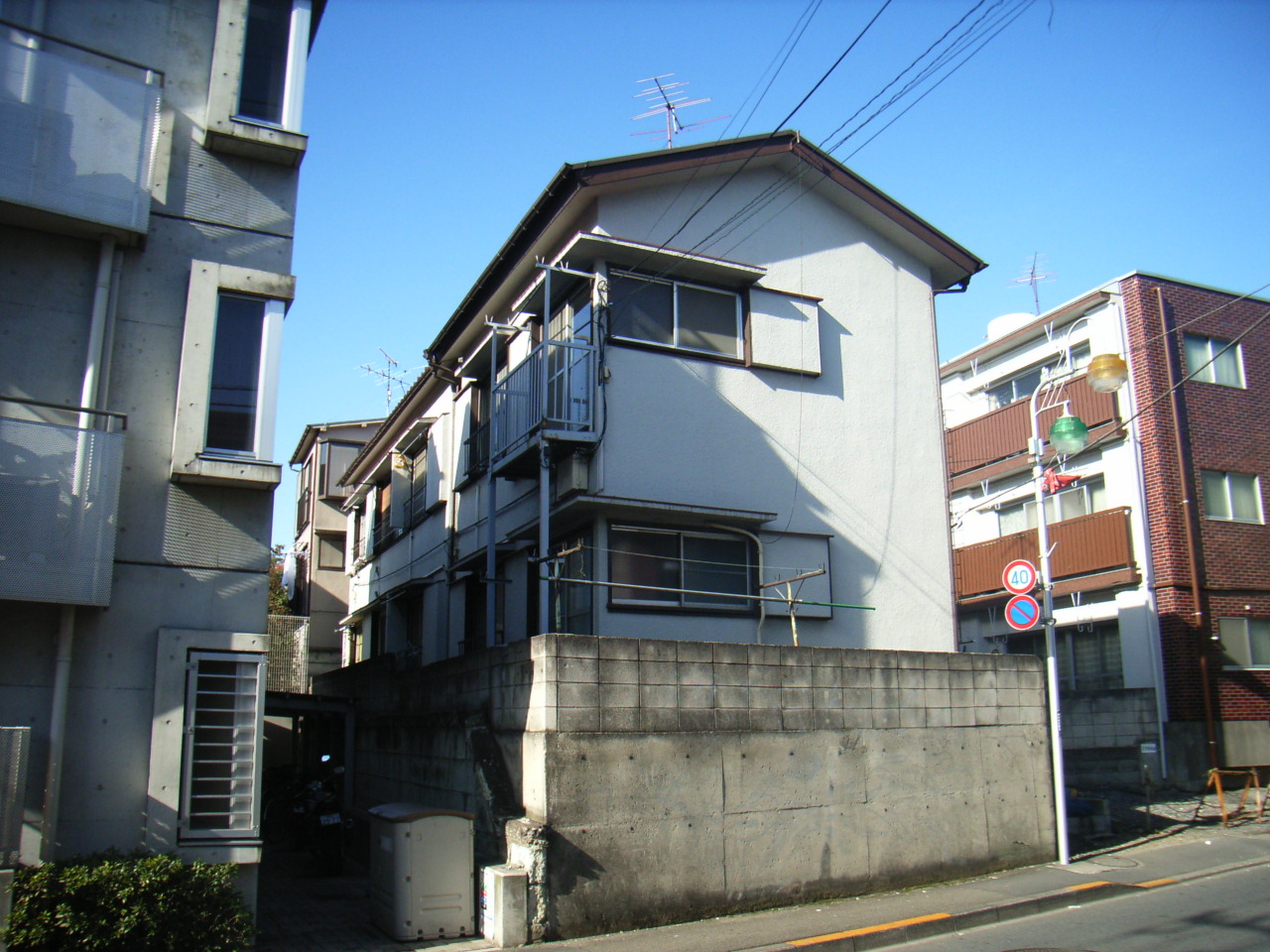 杉並区下井草三丁目 売地の現況外観